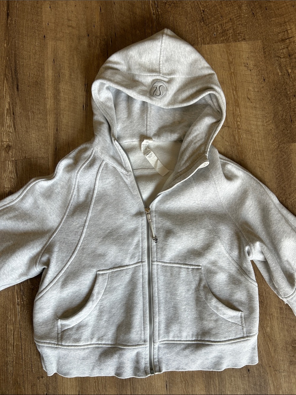 lululemon scuba hoodie  Heather Light Gray